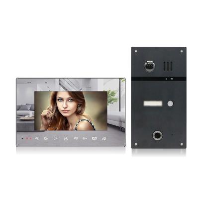 China Smart metal door visual phone system for home security villa visual doorbell for tuya app. for sale