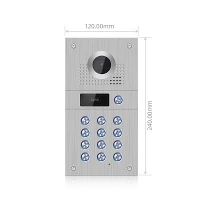 China Waterproof Metal Joytimer Best Video 1080p Intercom With Keypad Access And Card Unlocking for sale