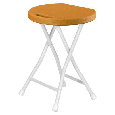 China MOVAN Modern Hot Selling Modern Outdoor Round Small Stool Portable White Plastic Folding Chair for sale