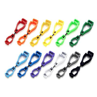 China Work Wear-Resistant Plastic Gloves Safety GLOVEMAN Tether Hook Fastener Buckle Grabber Holder Clip Anti-lost for sale