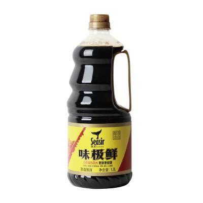 China Best Selling Seasir Brand 1.9L Weijixian Non GMO Soy Sauce Light Soy Sauce 340ml*12bottles/carton for sale