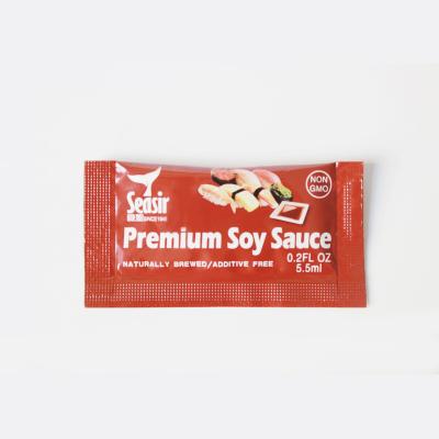 China Sachet Soy Sauce Additives Non Light Soy Sauce With Factory Price (8ml*250bags) *2bag/carton for sale