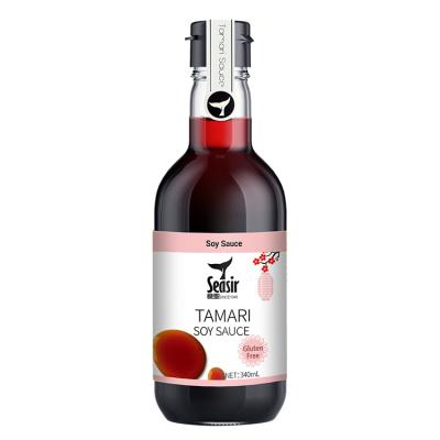 China Tamari Soy Sauce 340ml Seasir Healthy Soy Sauce Soy Sauce 287*217*208 for sale