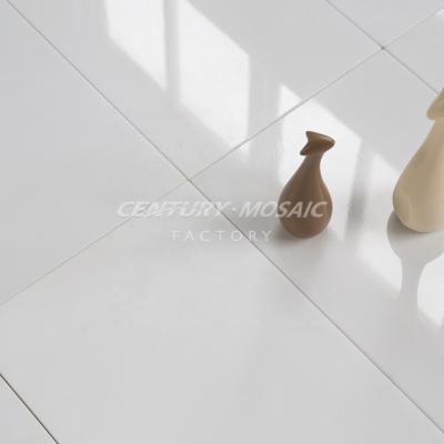 China New Modern Oriental White Polished Natural Royal White Marble Paper Jade Wall Floor Tiles White for sale