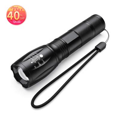 China Powerful Emergency 5W LED Handheld Light Flashlight Zoomable Waterproof LED Torch Flashlights for sale