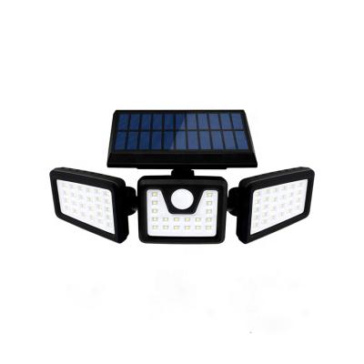 China Residential 74 Led 1000 Lumen Garden Motion Sensor Solar House Wide Angle Waterproof Outdoor Light for sale