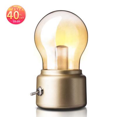 China Modern Traditional Wooden USB Rechargeable Home Bedroom LED Bulb Retro MARCH EXPO Night Light with Wooden Stand for sale