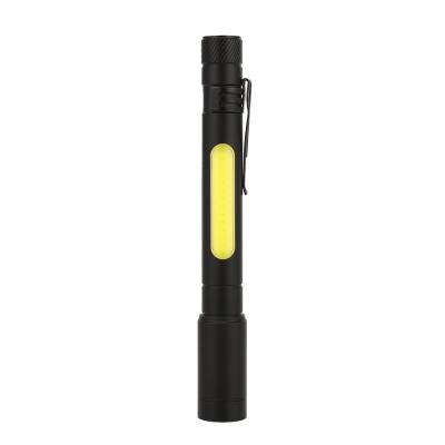 China New Style Emergency 2022 Mini Aluminum Portable COB Work Lightweight Medical Penlight Flashlight With Clip for sale