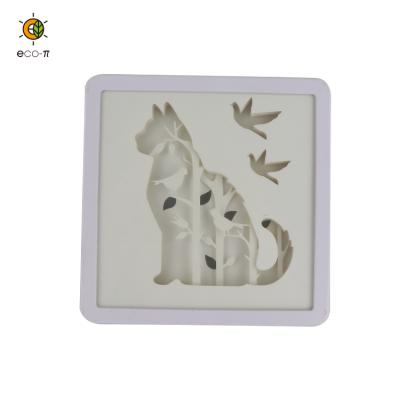 China Cat Bedroom Baby Cat Night Light Festival Desktop Decorative Light for sale