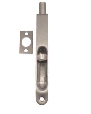 China Metal Double Door America Standard Steel Door Flush Bolt With Round Edge for sale