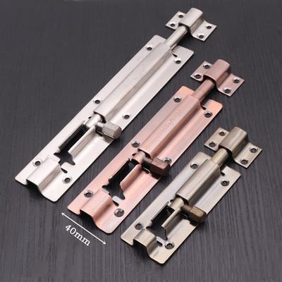 China Metal Double Door Stainless Steel Waist Barrel Turn Bolt Door Latch Different Spring Bolt for sale