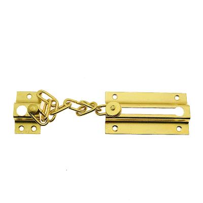 China Door 4 Inch Security Door Lock Chain Guard For Hotel Home Brass Steel Door for sale