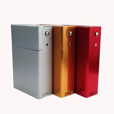 China Fancy Metal Fashion Package Cover Cigarette Holder/Aluminum Metal Cigarette Holder Box for sale