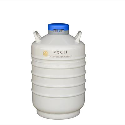 China Farms for Storage 15L Liquid Nitrogen Dewar Tank/Container/Flask YDS15 for sale