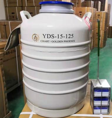 China Farms Customized 125mm Liquid Nitrogen 15L Dewar Tank / Container / Flask for sale