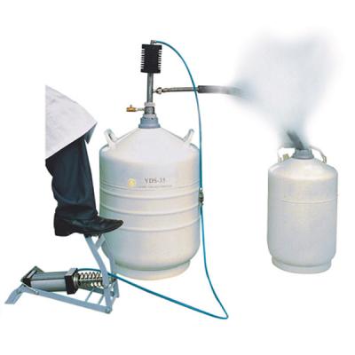 China Food Self-Pressurized Liquid Nitrogen Transfer Pump Hand Type And By Foot Type for sale