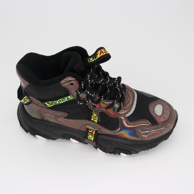 China Durable Boys Laser Winter Sneakers Warm Kids Hiking Boots Outdoor Camping Shoes for sale