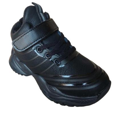 China 2021 New Trend Boy's Fashion Black Winter Warm Outdoor Non-slip Cotton Snow Non-slip Shoes for sale