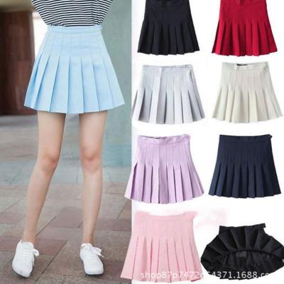 China Japanese School Uniform A Line Anti-Static Waist Pleated Plaid Mini Skirts Autumn Casual Kawaii Summer Skirt Women High Y2k For Girls for sale