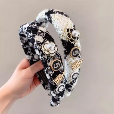 China Luxury Designer Double C Headband Girl's Accesorios Headband Famous Brand Rubber Hairbands Designers Bags Jewelry Hair Accessories for sale