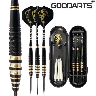 China GOODARTS Indoor Sports Factory Sale Brass Barrel Darts Set Amazon Case Darts Board Games Hot Selling Professional Steel Tip Darts 3220801 for sale