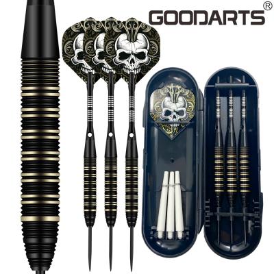 China Custom Brass 20g/Aluminum Brass/PET GOODARTS Indoor Sports Barrel Set With Case Target Darts Professional Board Games Axes Flying Tip Steel Darts for sale