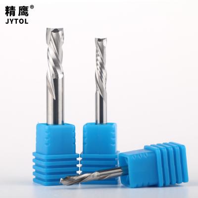 China UP &Down Spot Milling Machining Wholesale Cut Two Flutes Carbide Tool Spiral Cutters For CNC Overlay Milling Edge Cutter for sale