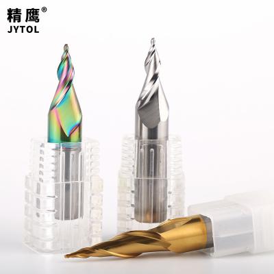 China Milling Machining Taper Acrylic Mini Word Cutter Engraving Tool for Cutting and Slotting Acrylic Word Engraving Bit for sale