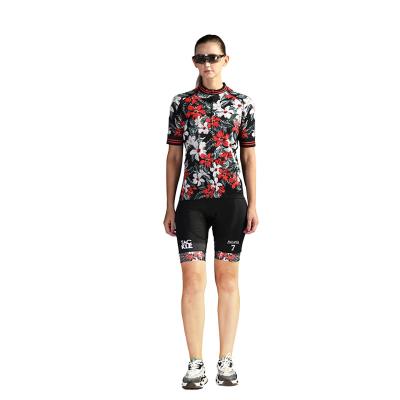 China 2020 Breathable Cycling Set Kit Skin Suit Women Cycling Clothing MTB Bike Clothes Pro Cycling Jersey Set Anti-UV Bicycle Wear OEM Designs for sale