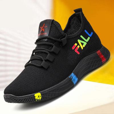 China Fashion Trend Low Price Sneakers Jogging Sports Shoes Shape Women Flying Woven Breathable Soft Unique Sports Shoes for sale