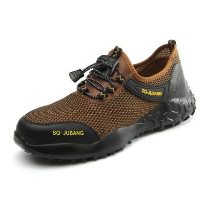 China Lightweight Steel Toe Breathable Work In Sports Safety Shoes For Construction Workers for sale