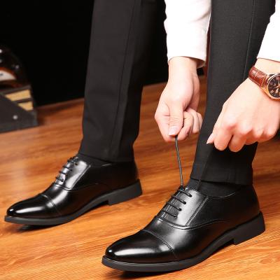 China Breathable Mens Business Dress Suits Shoes British PU Leather Mens Dress Shoes for sale