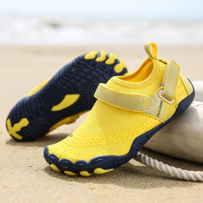 China Fashion\Comfortable\Durable Fingers\Breathable Anti Slip 5 Kids Wading Uphill Aqua Shoes Quick Dry Barefoot Surfing Shoes Beach Slippers Hiking Water Shoes Kids for sale