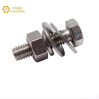 China Stainless Steel Hardware Fastener 304/316 Bolt Nut And Hex Washer for sale