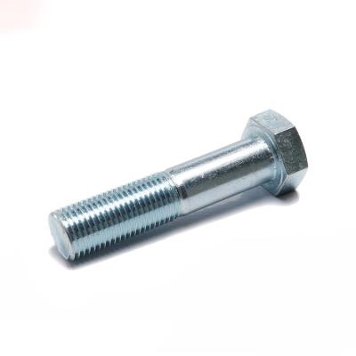 China Zinc Grade10.9 Hexagon Bolt GB5783 Steel Blue White Outer Hexagon M4 M5 M6 M8 Head Bolts for sale