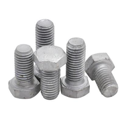 China Steel Hex Head Bolts DIN933 Hexagon Head Screws With Full Thread for sale