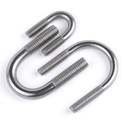 China DIN 3570 Stainless Steel M16 M20 M24 U Bolts Type U Bolts For Construction for sale