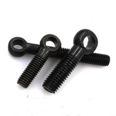 China DIN444 Steel Black Eye Bolt Welded Eye Bolt GR 8.8 M24 M27 Drop Forged Galvanized Steel Lifting Eye Bolt for sale