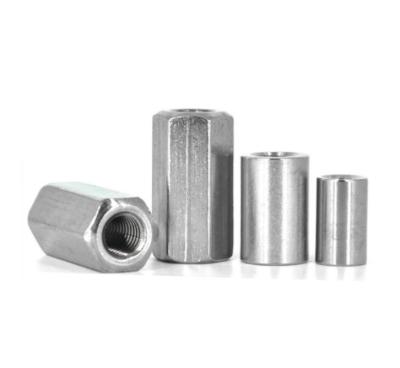 China Factory price treatment water 304 316 201 m5 m6 m8 m10 stainless steel hexagon socket nuts / sleeve nut for sale