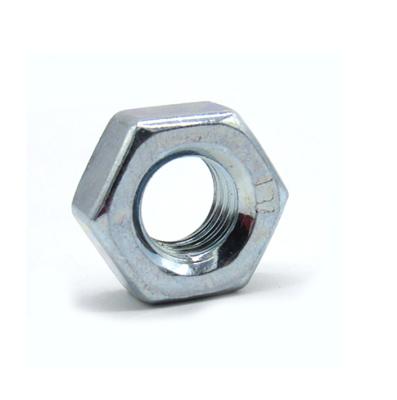 China Heavy Industry Blue Hexagon 8 Thin Glass And White Zinc Nut for sale