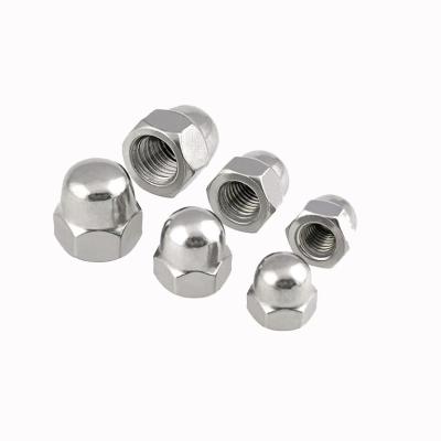 China Heavy Industry SS304 Hexagon Dome Nuts DIN 1587 Stainless Steel Hex Cap Nut DIN1587 for sale