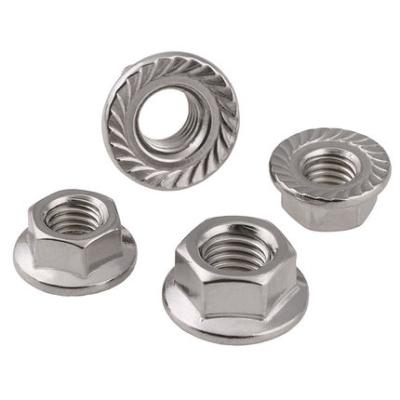 China General Industry 316 Stainless Steel Hex Flange Nut for sale