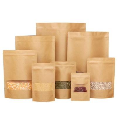 China High Quality Waterproof Recyclable 800g 1kg Matt Food Package Kraft Pp Woven Packaging Milk Cocoa Teff Powder Flour Paper Bag for sale