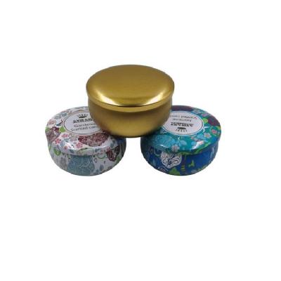 China Wholesale 65g 2.3oz Aromatherapy Tin Can Flower Tea Candle Metal Tin Can Packaging From Candle Packaging China Manufacturer Small for sale