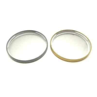 China Other Diameter 107mm Metal Mirror Metal Candle Cup Cover High Quality Creative Aromatherapy Tinplate Electroplating Packaging for sale