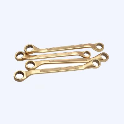 China Gas Stations Gas Stations Anti Spark Beryllium Copper Alloy Double Ring End Wrench for sale