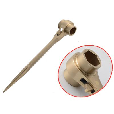 China Cutting Non Sparking Brass Ratchet 19*22mm for sale