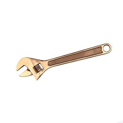 China ALLOY 2022 High Quality Safety Tools Non Sparking Aluminum Bronze Adjustable Wrenches for sale