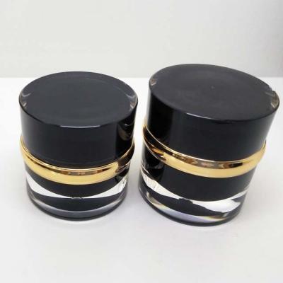 China Wholesale High Quality Skin Care Cream Shoulder Round Shape Plastic Convex Cosmetic Jars 30g 50g for sale