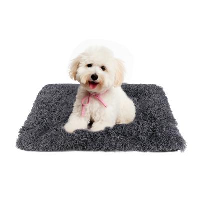 China Sustainable Dog Cat Pet Bed Cushion Soft Luxury Plush Round Ultra Comfortable for sale